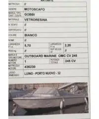 Motoscafo Barca a motore