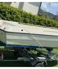 Barca 4,60 e Carrello ellebi 390 kg portata