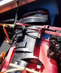 Gommone motore e carrello