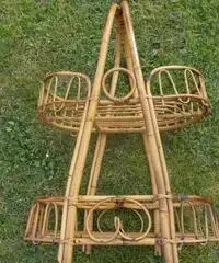 Carrello Portabottiglie in bambù - Vintage - Toscana