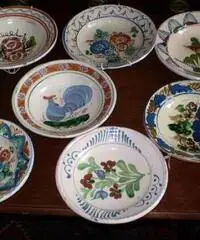 10 piatti rustici da collezione dell'800 - Vicenza 10 piatti rustici da collezione dell'800 - Vicenza