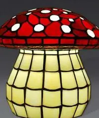 Lampada Fungo stile Tiffany - Brescia Lampada Fungo stile Tiffany - Brescia
