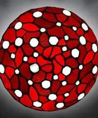 Lampada Fungo stile Tiffany - Brescia Lampada Fungo stile Tiffany - Brescia