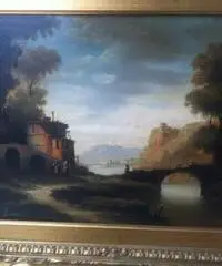Quadro olio su tela - Veneto Quadro olio su tela - Veneto
