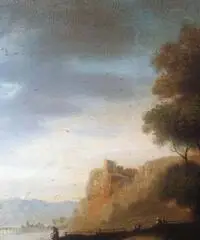 Quadro olio su tela - Veneto Quadro olio su tela - Veneto