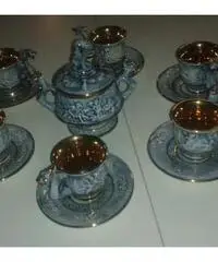 Servizio da caffè porcellana capo di monte - Roma Servizio da caffè porcellana capo di monte - Roma