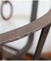 Coppia alari Toscani epoca 700 ferro battuto. Antico Antiqu - Viterbo Coppia alari Toscani epoca 700 ferro battuto. Antico Antiqu - Viterbo