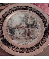 Piatto decorato a mano Limoges - Ancona Piatto decorato a mano Limoges - Ancona