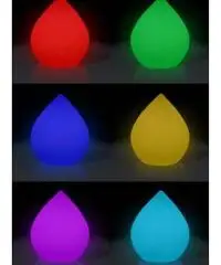 Lampada a goccia led multicolore - Brescia