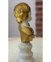 Scultura ceramica, testa di bimbo - Vicenza Scultura ceramica, testa di bimbo - Vicenza