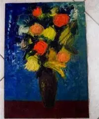 Quadro con vaso di fiori - Puglia Quadro con vaso di fiori - Puglia