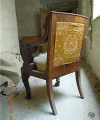 COPPIA DI SEDIE SEDIA ANTIQUARIATO ANTICHE POLTRONE MOBILI A - Puglia